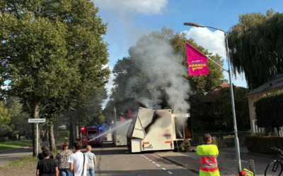 Tegenslag voor kermis: Kamelenrace getroffen door brand